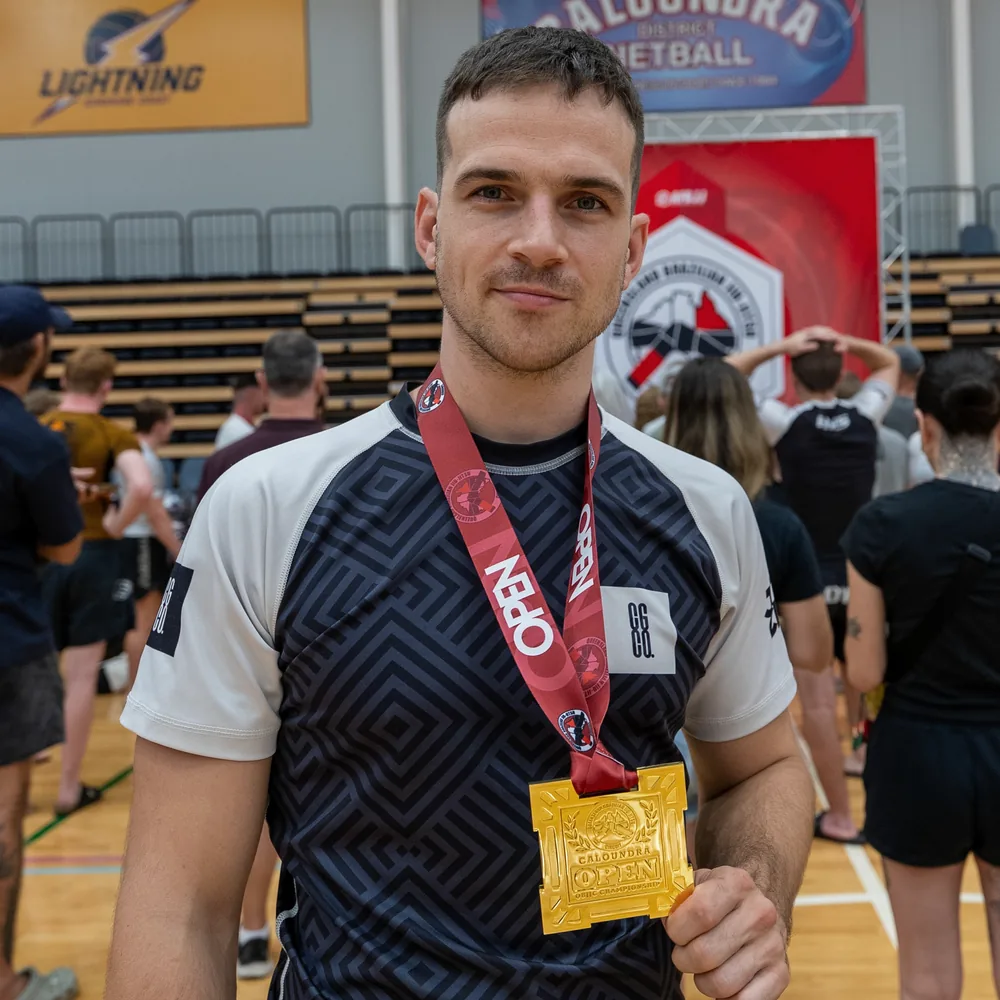 Dr Yannick van Hierden training Brazilian jiu-jitsu