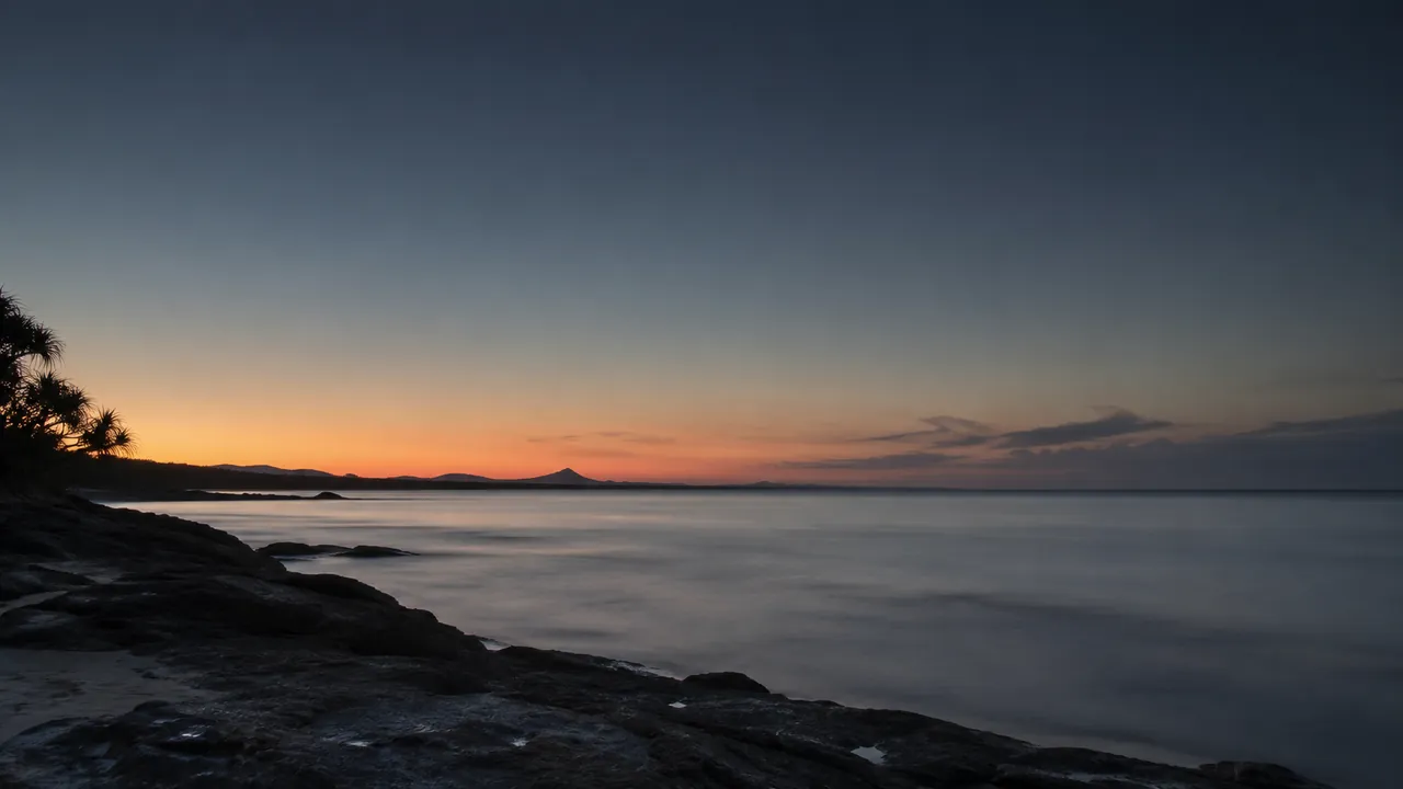 Sunshine Coast headland at dawn